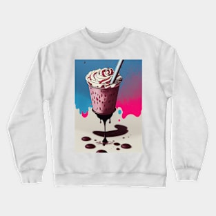 Strawberry milkshake Crewneck Sweatshirt